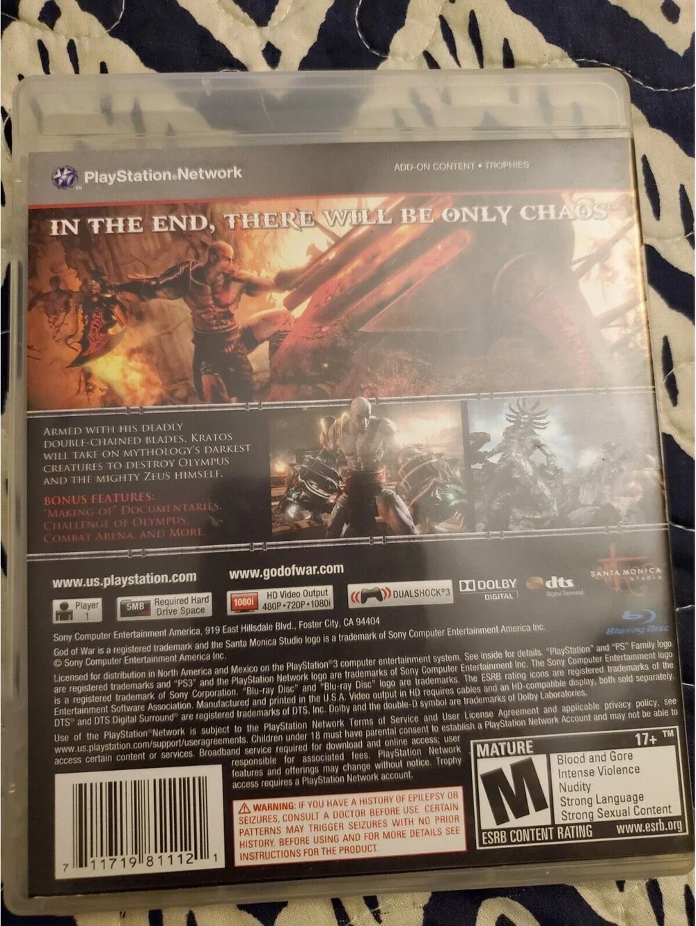 God of War III (Sony PlayStation 3, 2010)